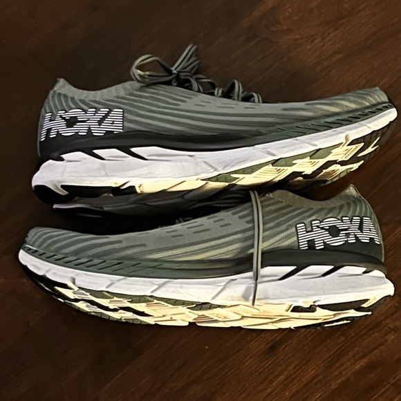 Hoka One One Clifton 5 Knit Sneakers Size 12.5 Men’s Lightweight Preloved Flaws main image 6